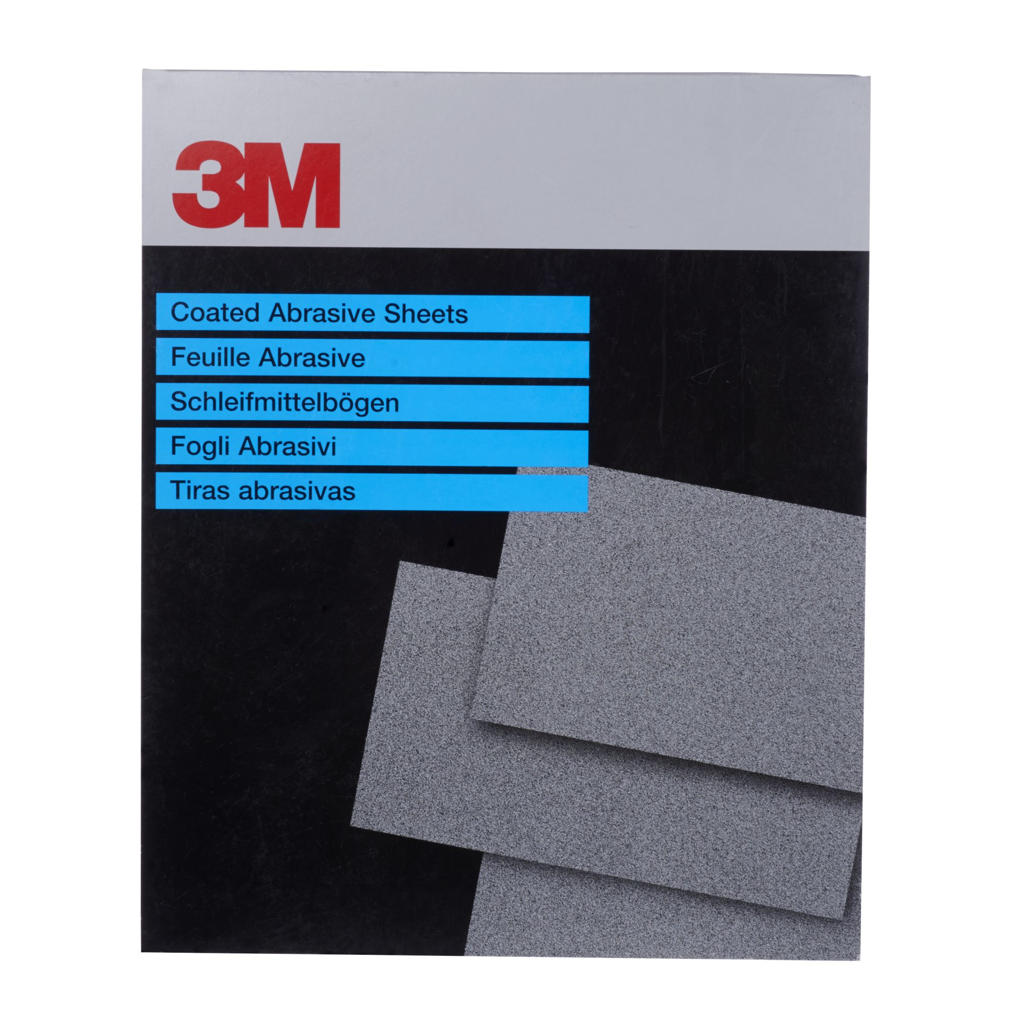 3M™ Wetordry™ Hoja de papel abrasivo 734, 230 mm x 280 mm, P500, 01974