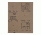 3M™ Wetordry™ Hoja de papel abrasivo 734, 230 mm x 280 mm, P500, 01974
