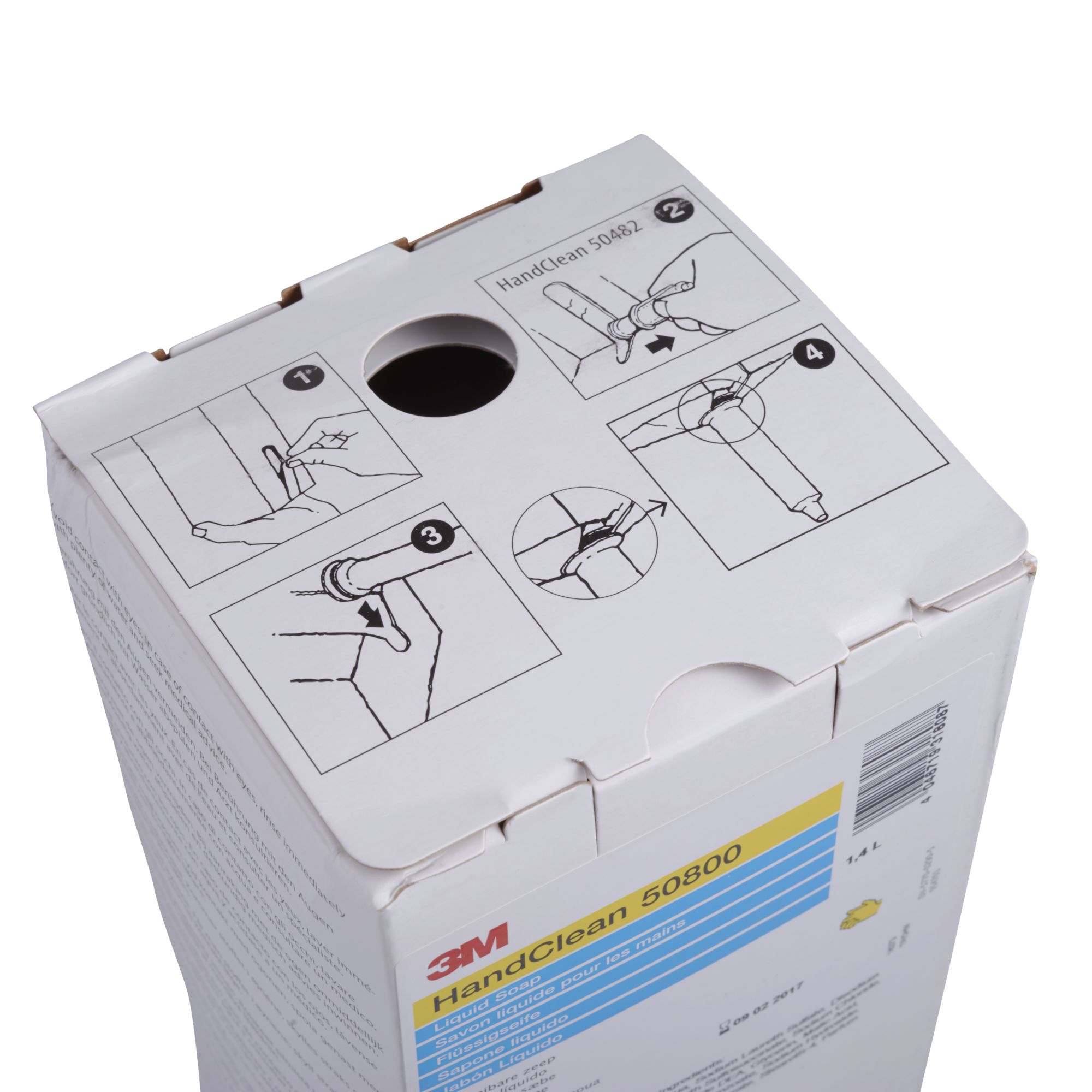 3M™ Limpieza y cuidado de manos, Jabón líquido, 1.4 L, 50800