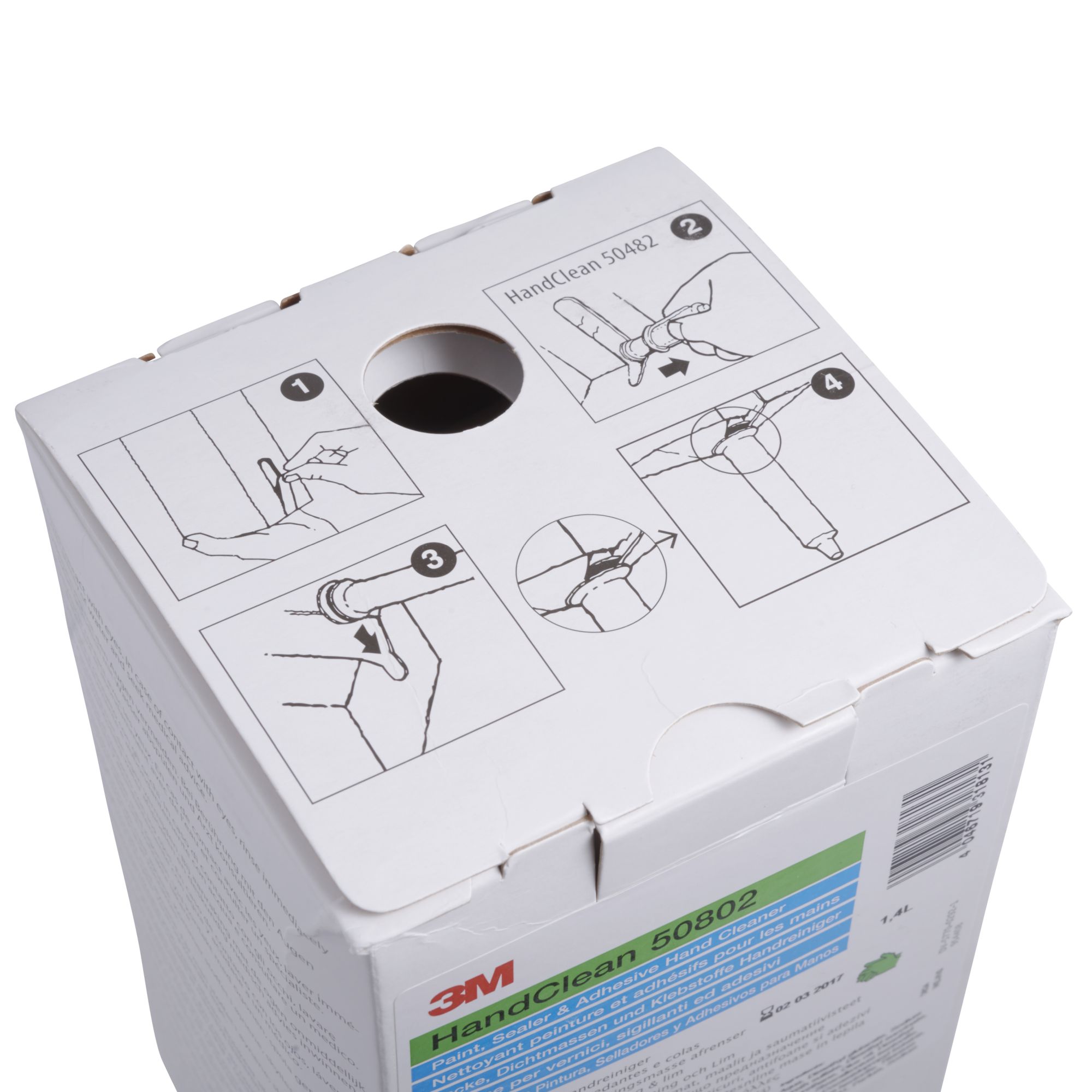 3M™ Limpieza y cuidado de manos, selladores y adhesivos, 1,4 l, 50802