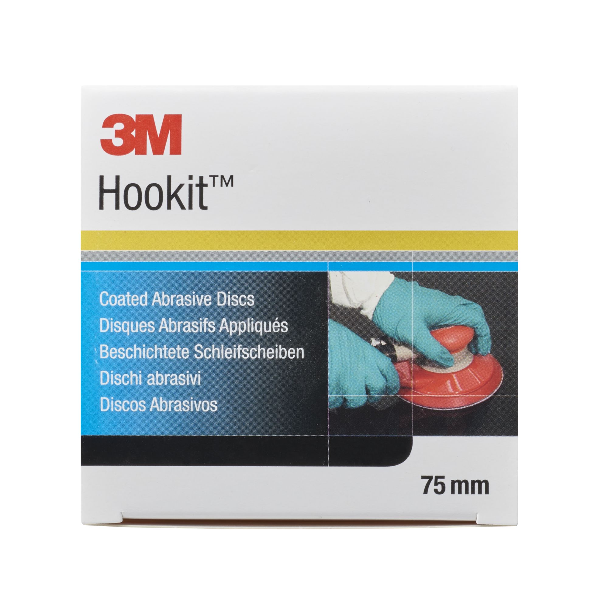 3M™ Hookit™ Disco abrasivo 255P, 75 mm, 3 agujeros, P400, 50717
