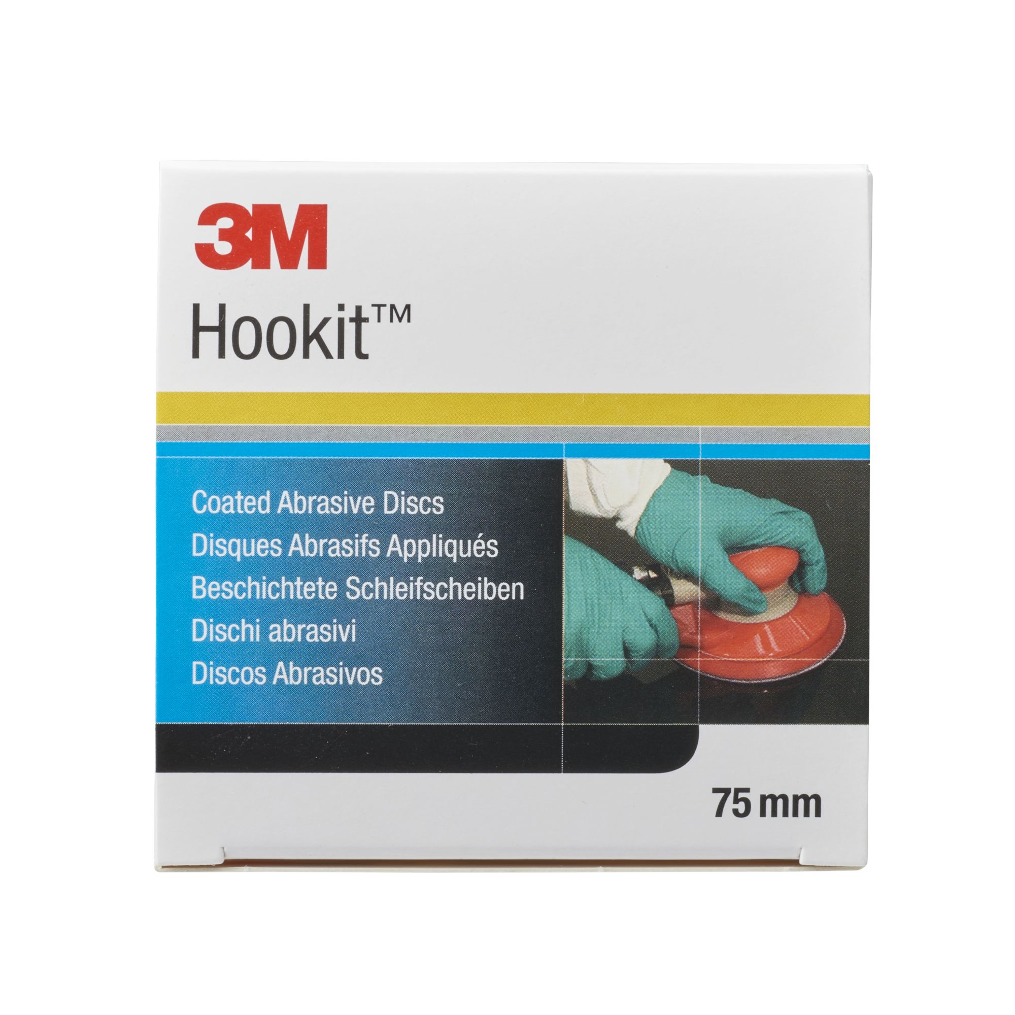 3M™ Hookit™ Disco abrasivo 255P, 75 mm, 3 agujeros, P320, 50719