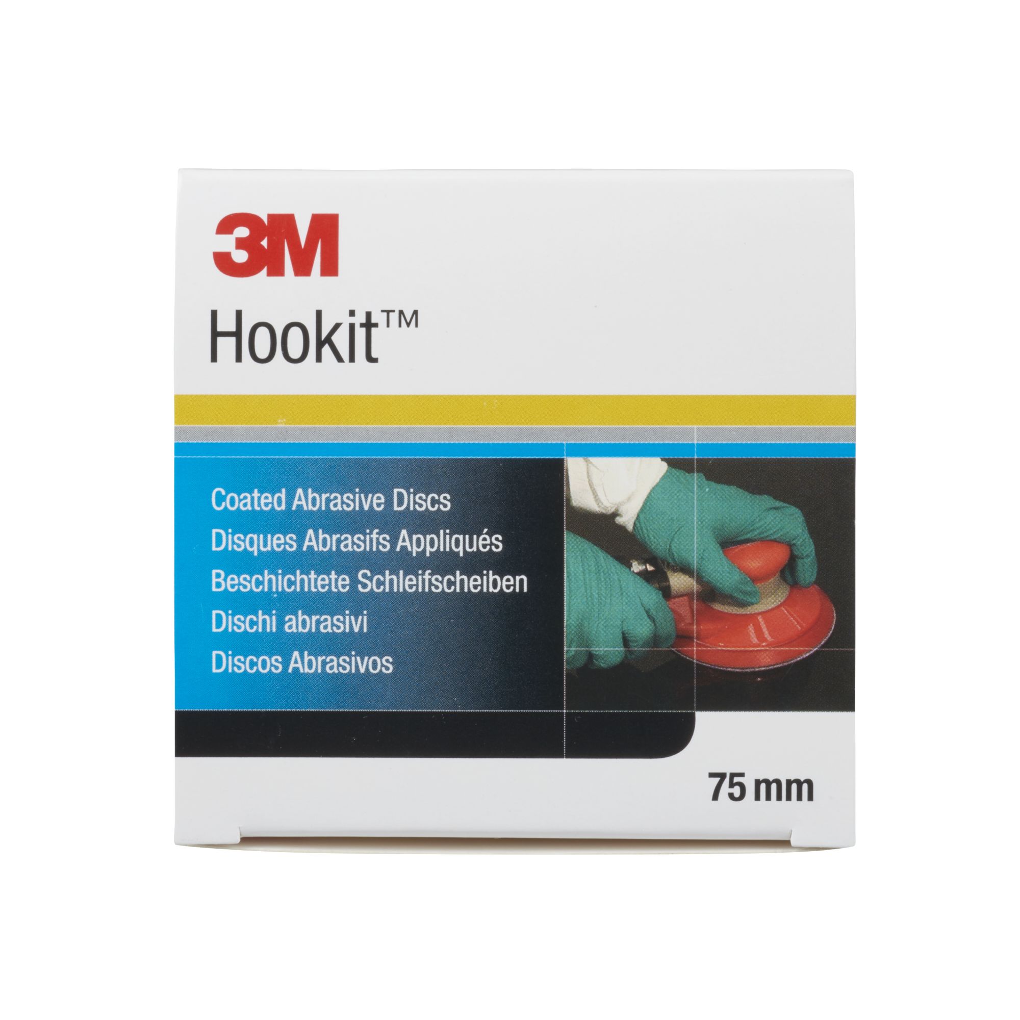 3M™ Hookit™ Disco abrasivo 255P, 75 mm, 3 agujeros, P180, 50723