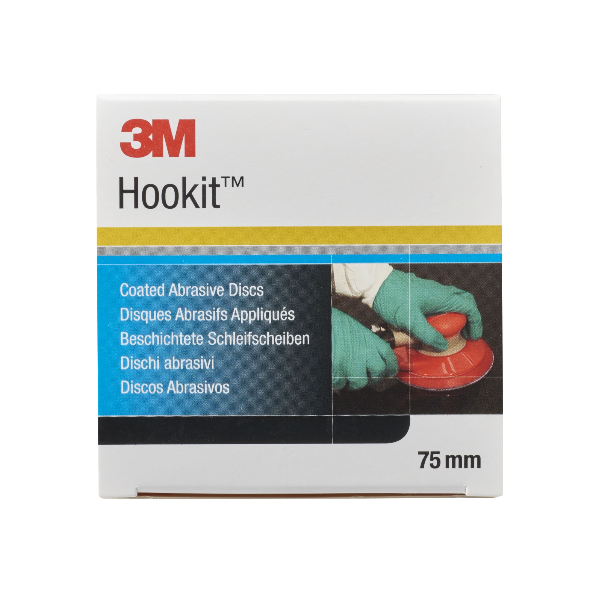 3M™ Hookit™ Disco abrasivo 255P, 75 mm, 3 agujeros, P120, 50725