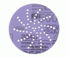 3M™ Hookit™ Disco abrasivo púrpura 334U, 75 mm, multiagujeros, P500, 51020