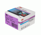 3M™ Hookit™ Disco abrasivo púrpura 334U, 75 mm, multiagujeros, P500, 51020