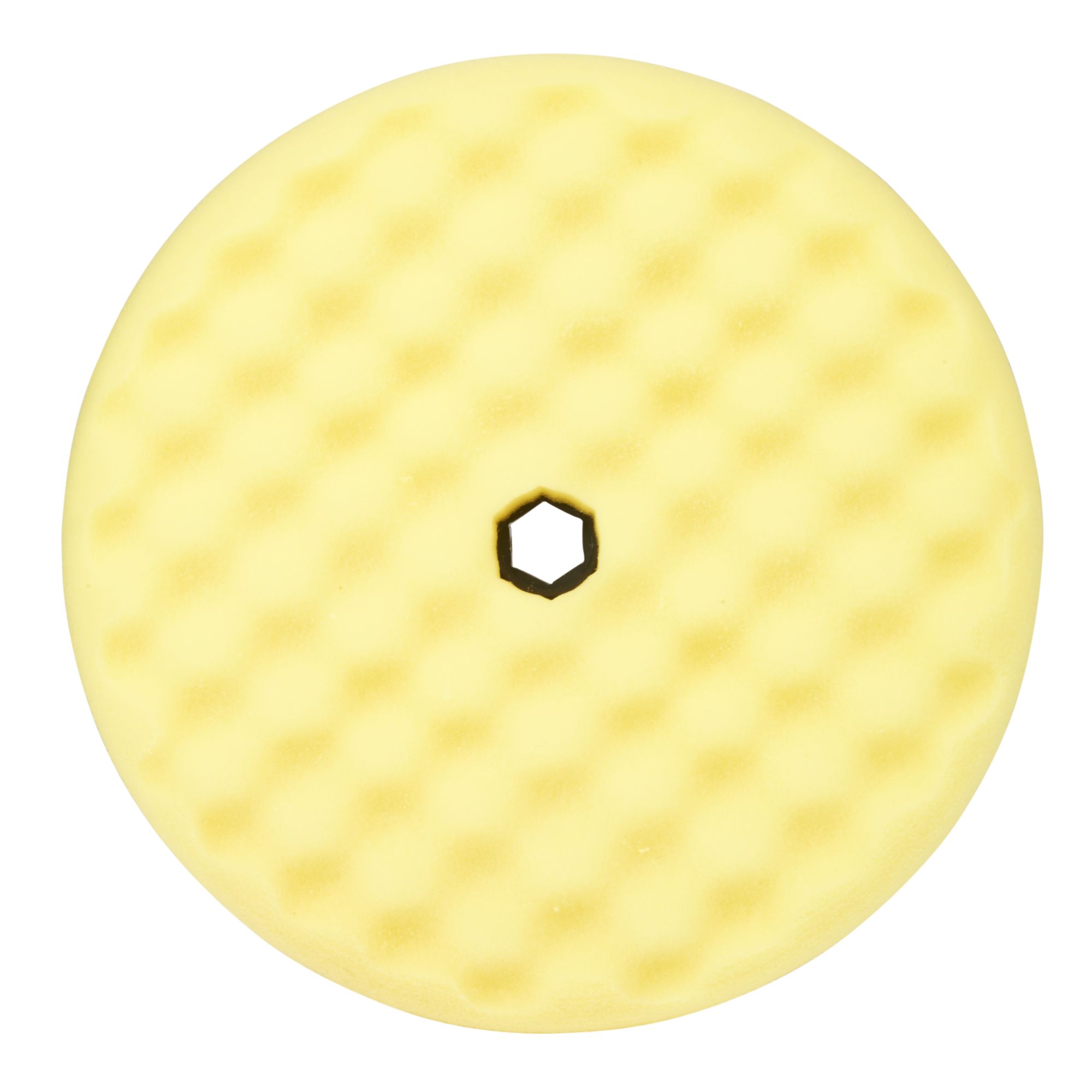 3M™ Perfect-It™ Boina de pulido de espuma, sistema de conexión rápida, amarilla, ondulada, 216 mm, 50875
