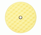 3M™ Perfect-It™ Boina de pulido de espuma, sistema de conexión rápida, amarilla, ondulada, 216 mm, 50875