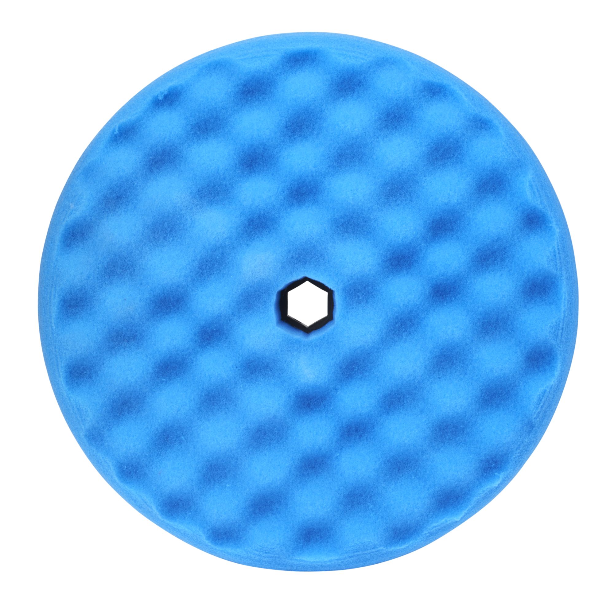 3M™ Perfect-It™ Boina de abrillantado Ultrafina, sistema de conexión rápida, azul, ondulada, 216 mm, 50708