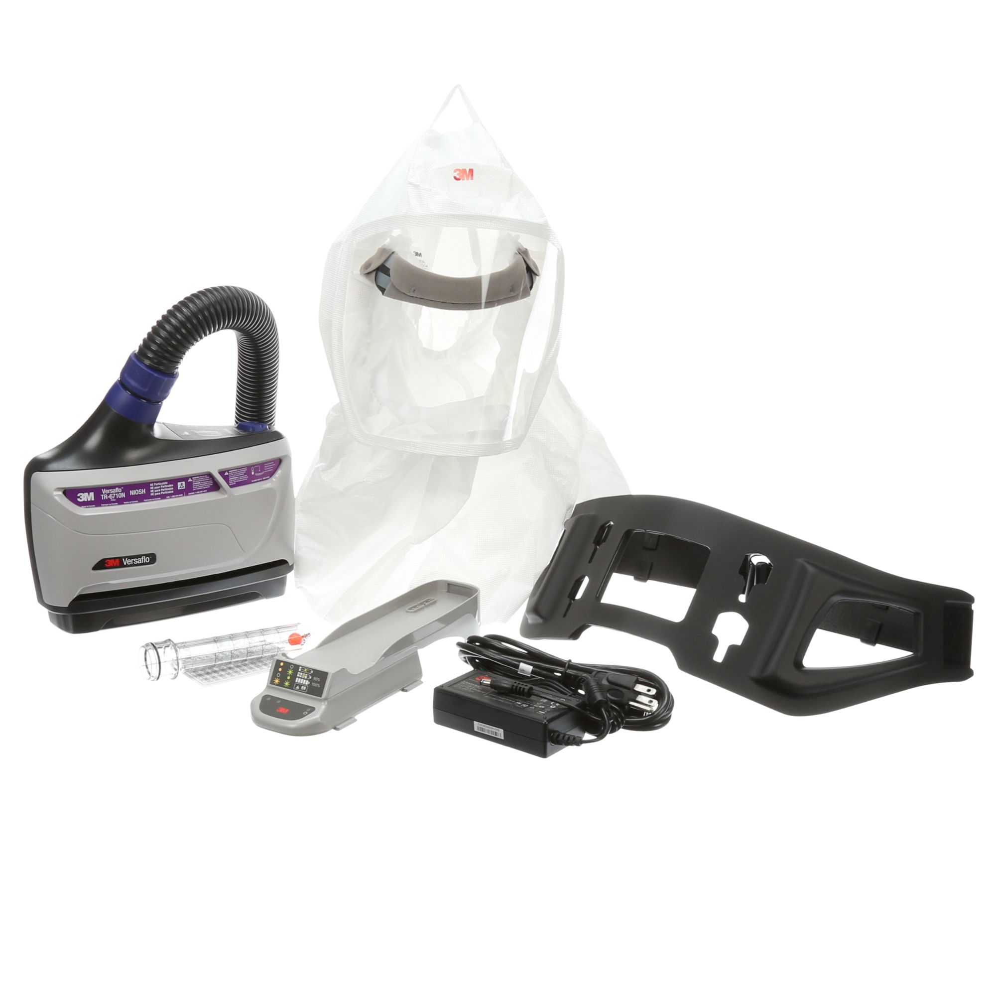 3M™ Versaflo™ Kit listo para usar fácil de limpiar de equipo de respiración motorizado TR-600E ECK