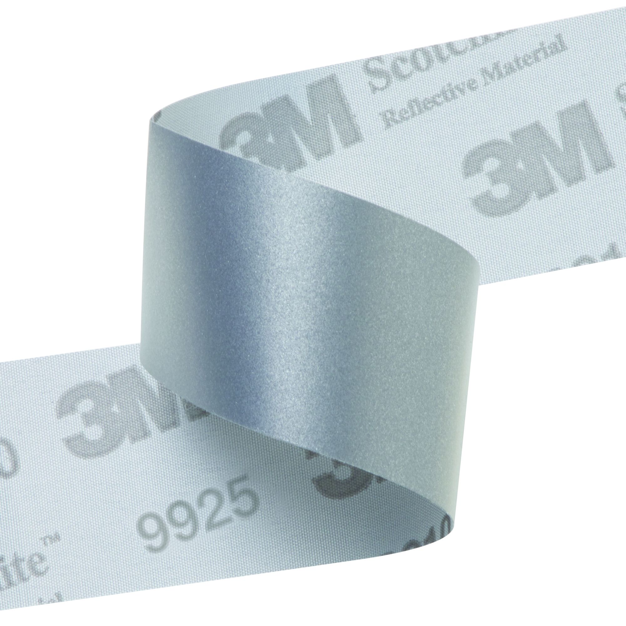 3M™ Scotchlite™ Material reflectante 9925, plata, 25,4 mm x 100 m