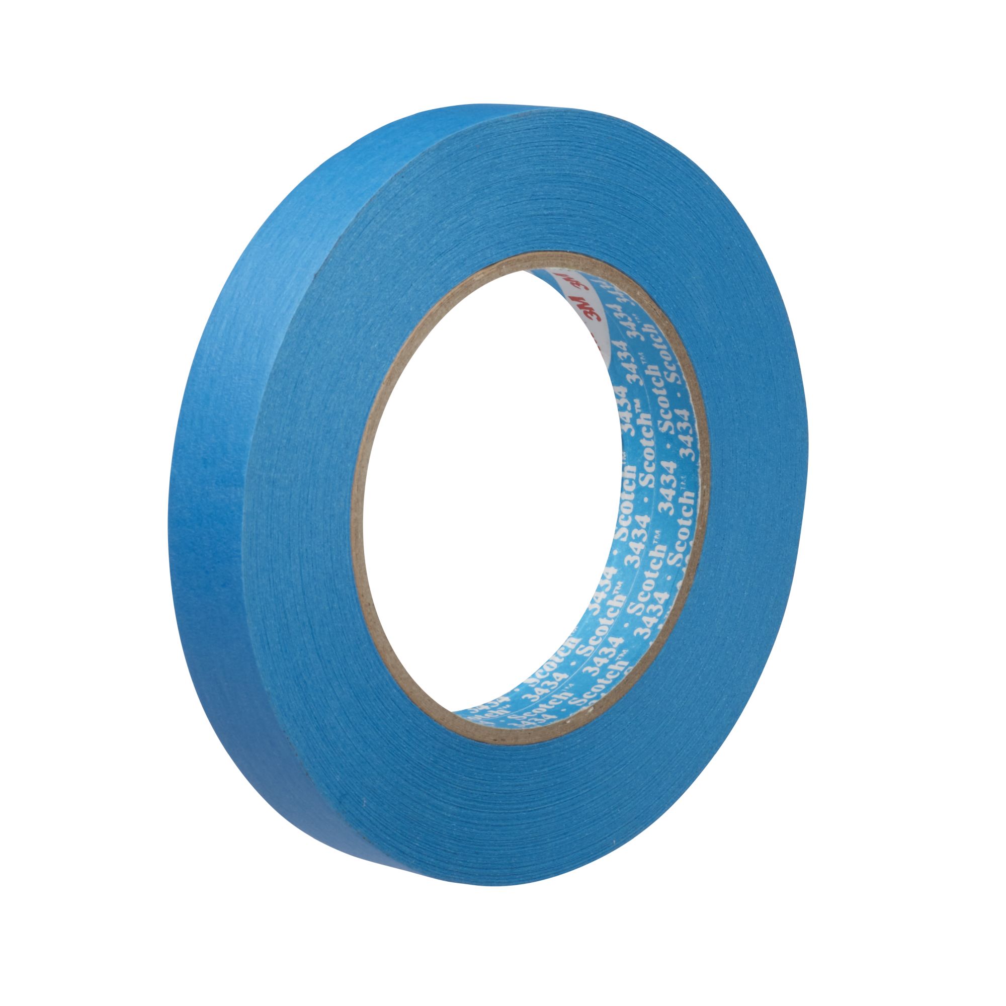 Scotch® Cinta de enmascarado de altas prestaciones 3434, azul, 18 mm x 50 m, 07895