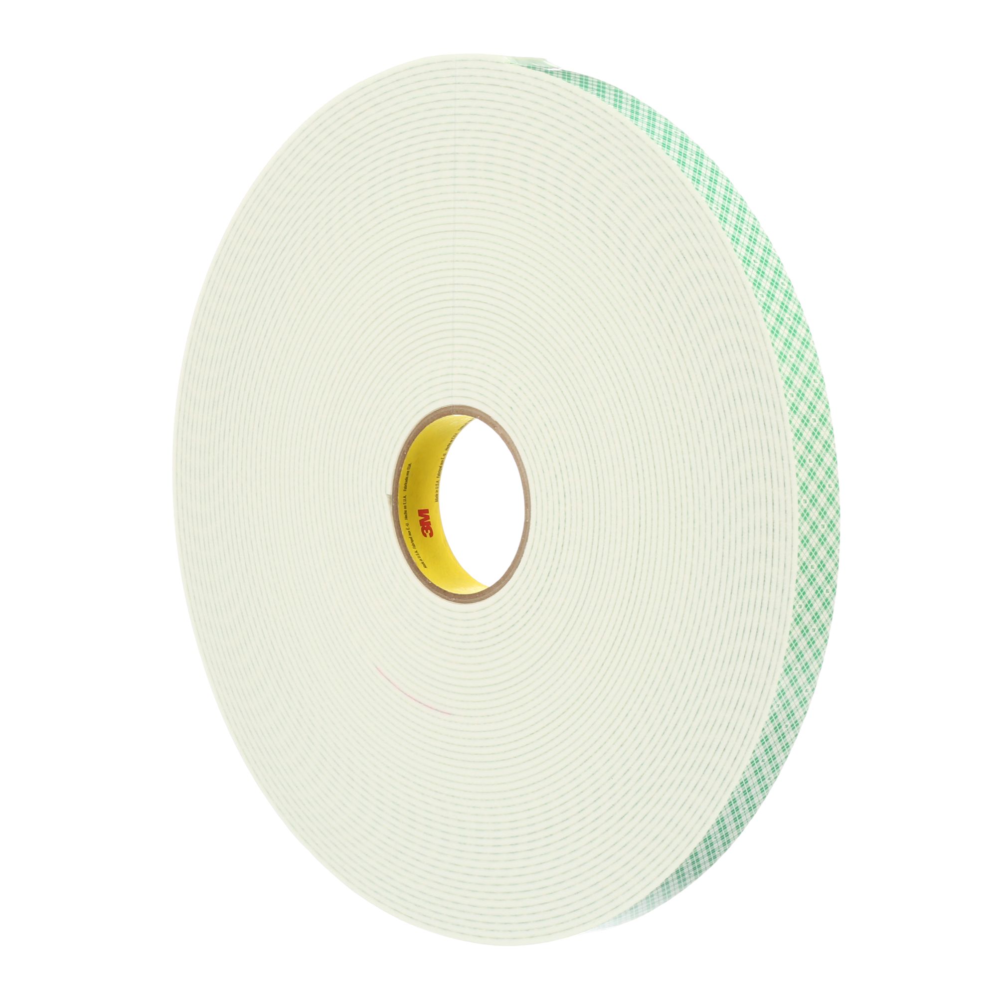 3M™ Cinta de Doble Cara de Espuma de Poliuretano 4008, Blanco, 12 mm x 33 m