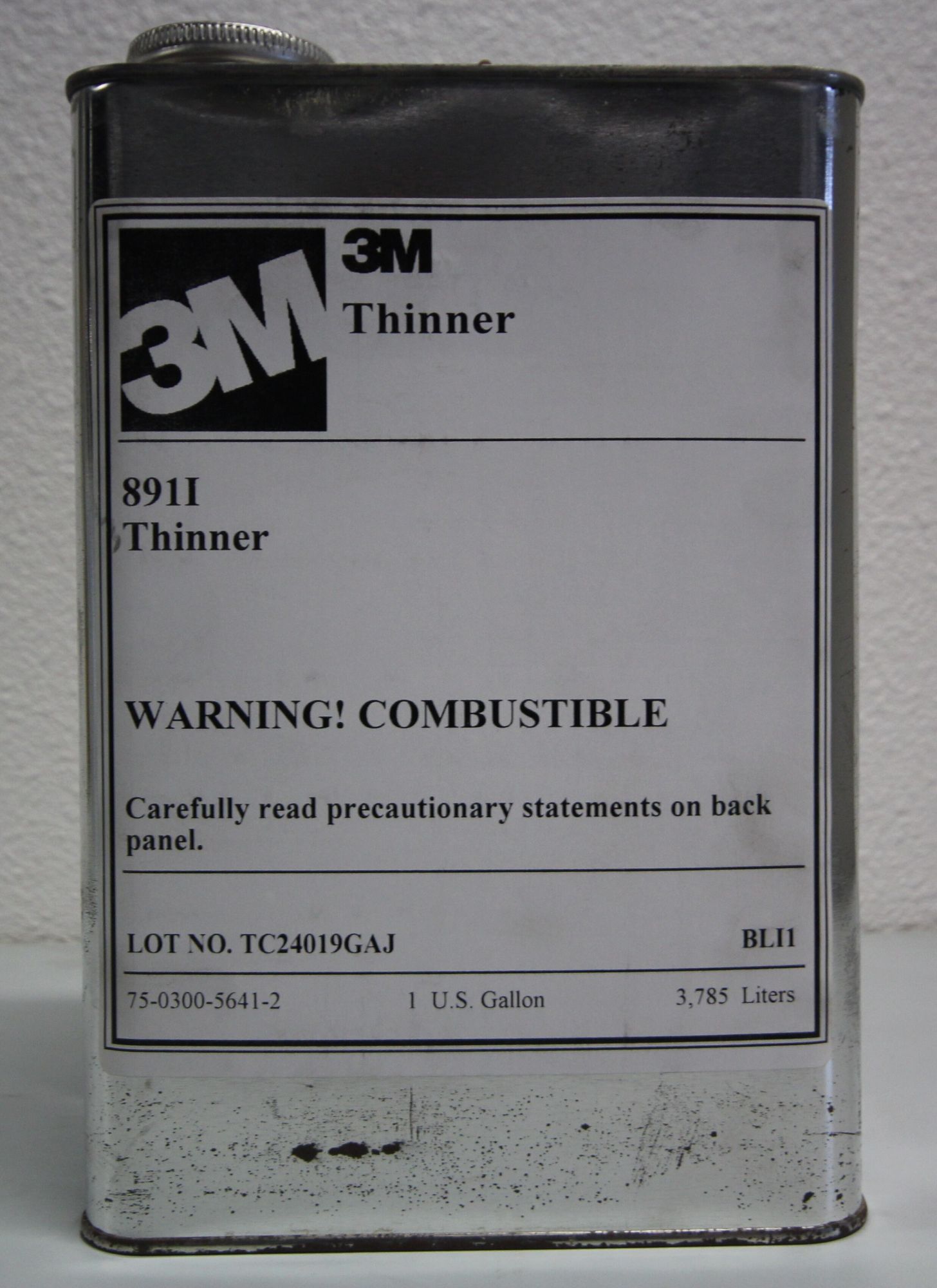 3M™ Diluyente 891i Transparente Bote 3,8 L