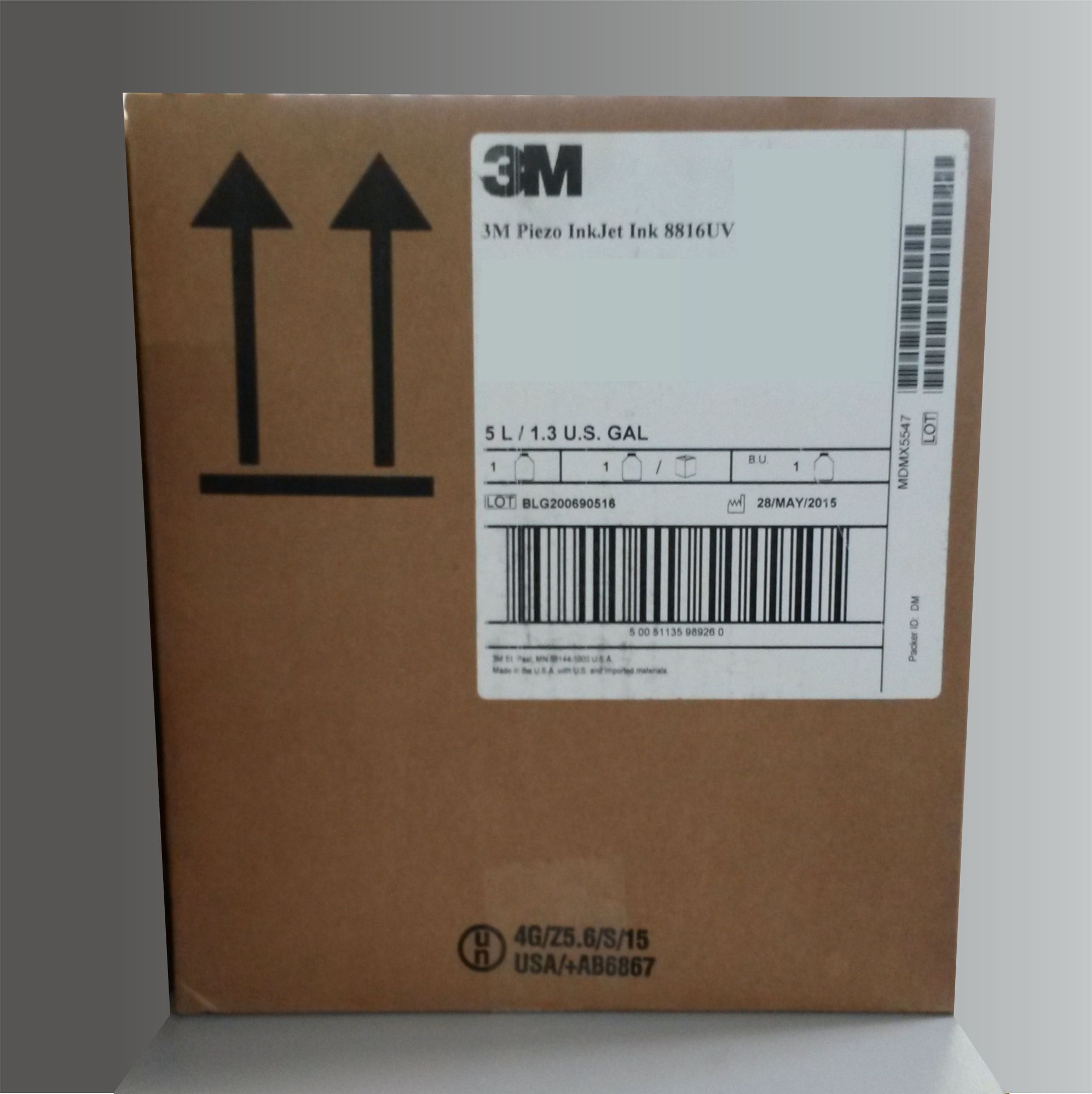 3M™ Tinta UV 8814UV Piezo InkJet Amarillo IMPRESIÓN DIGITAL Bote (5 L)