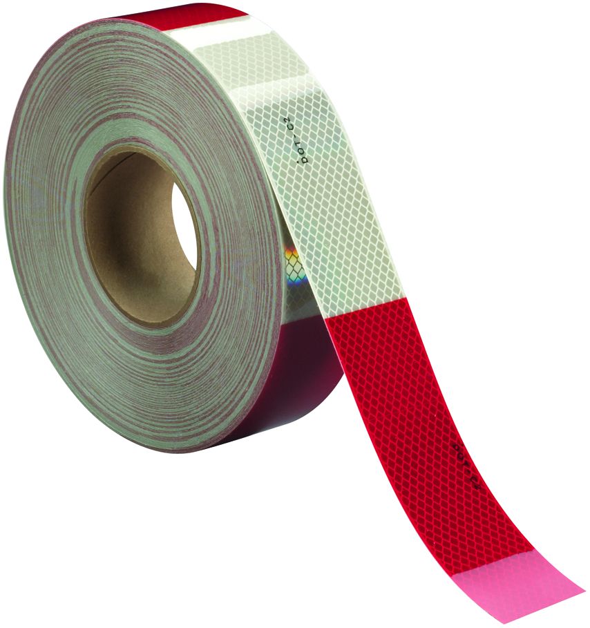 3M™ Diamond Grade™ 983-32 (PN67533) ES Rojo/Blanco Rollo 51mm x 45,7m