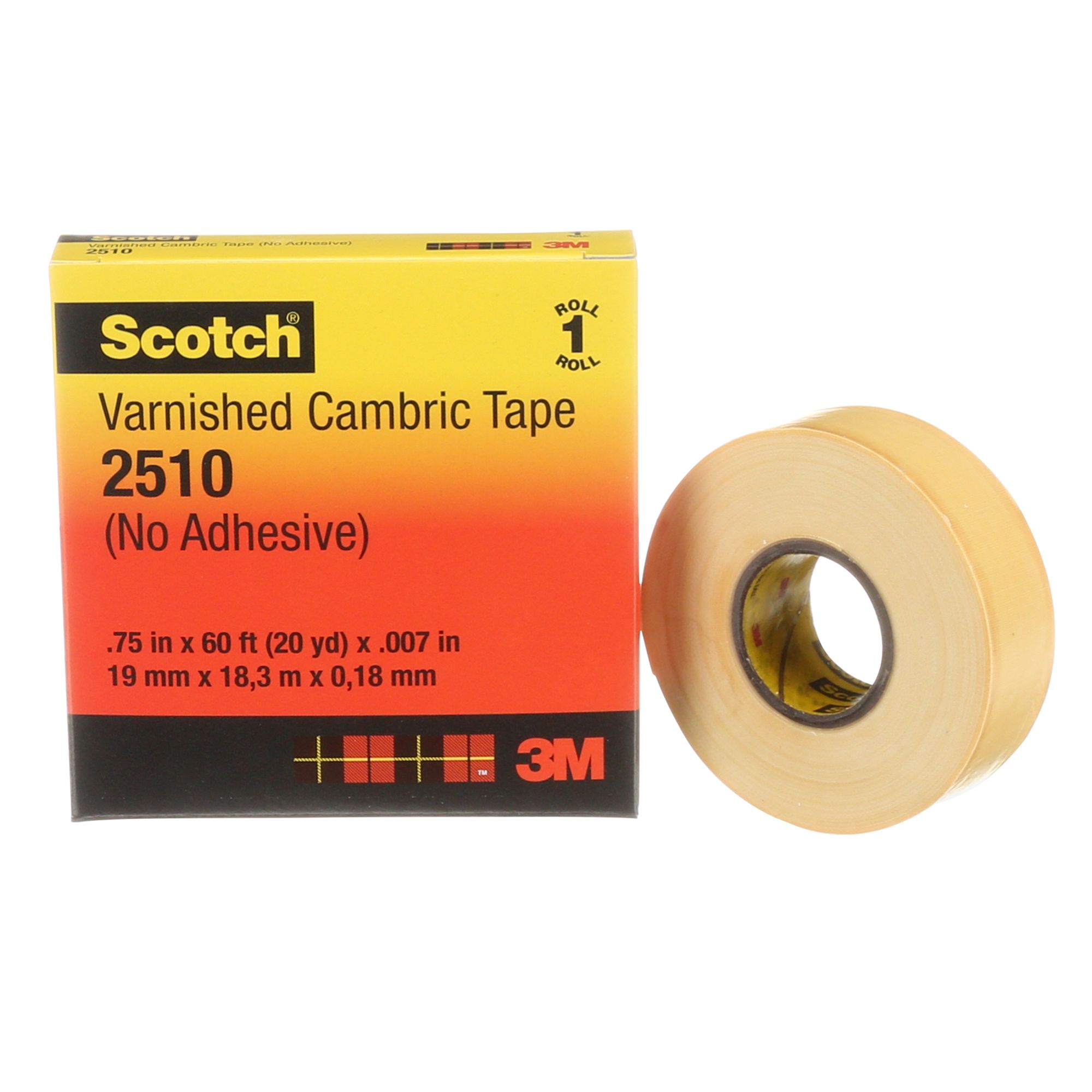 3M™ 2510 Cinta Barnizada 19 mm x 55 m