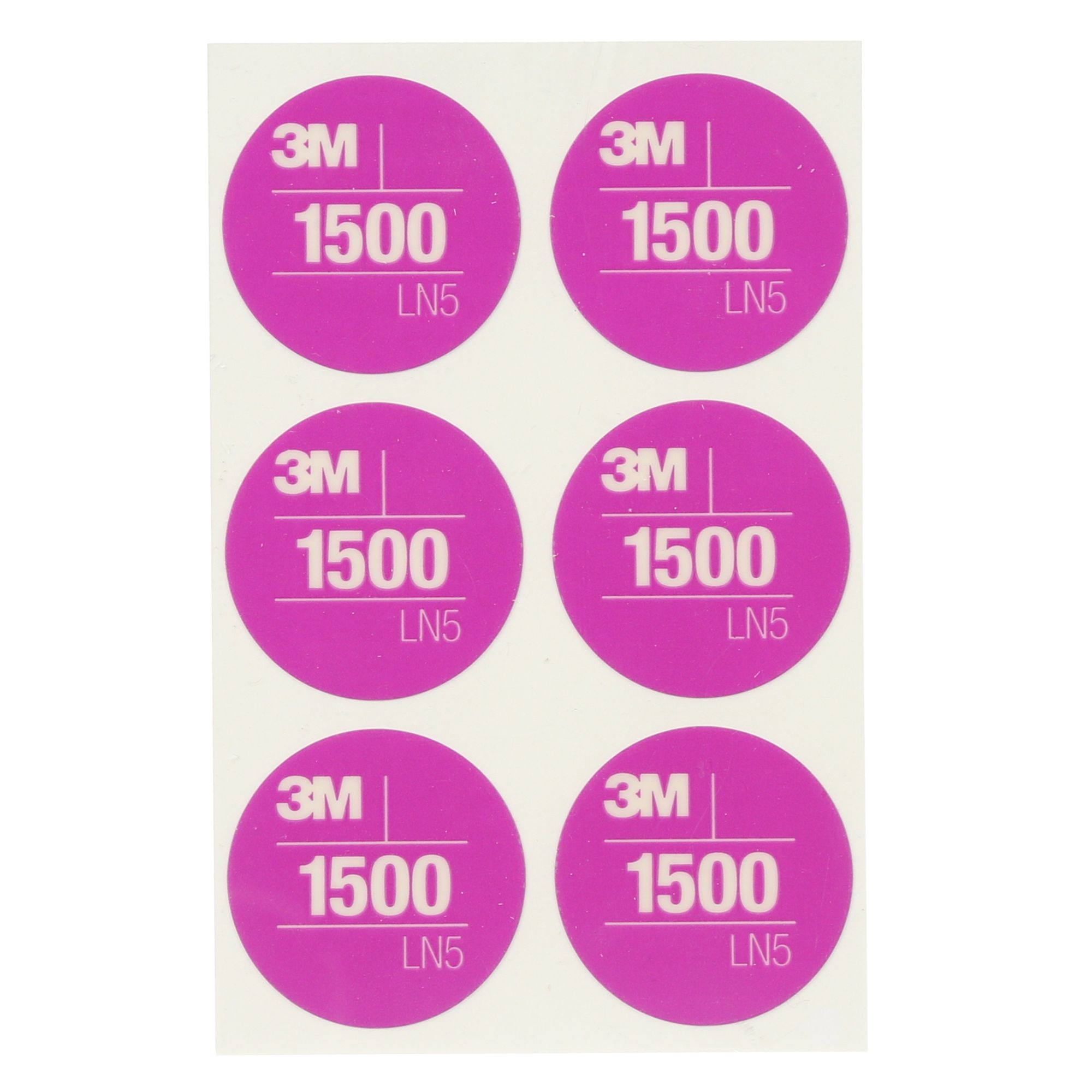 3M™ Hoja de círculos abrasivos para la eliminación de defectos de pintura, 32 mm, P1500, 33892