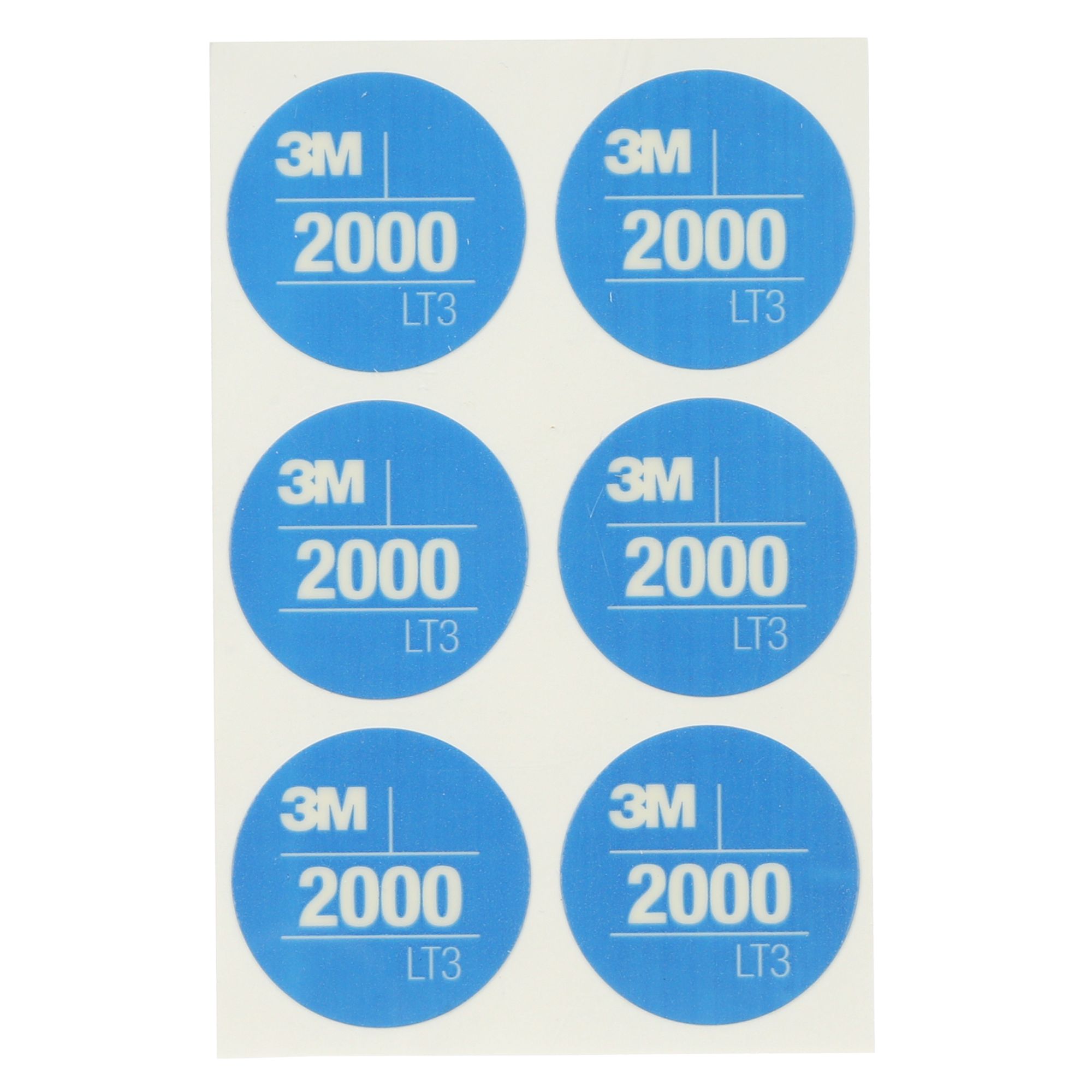 3M™ Hoja de círculos abrasivos para la eliminación de defectos de pintura, 32 mm, P2000, 33895