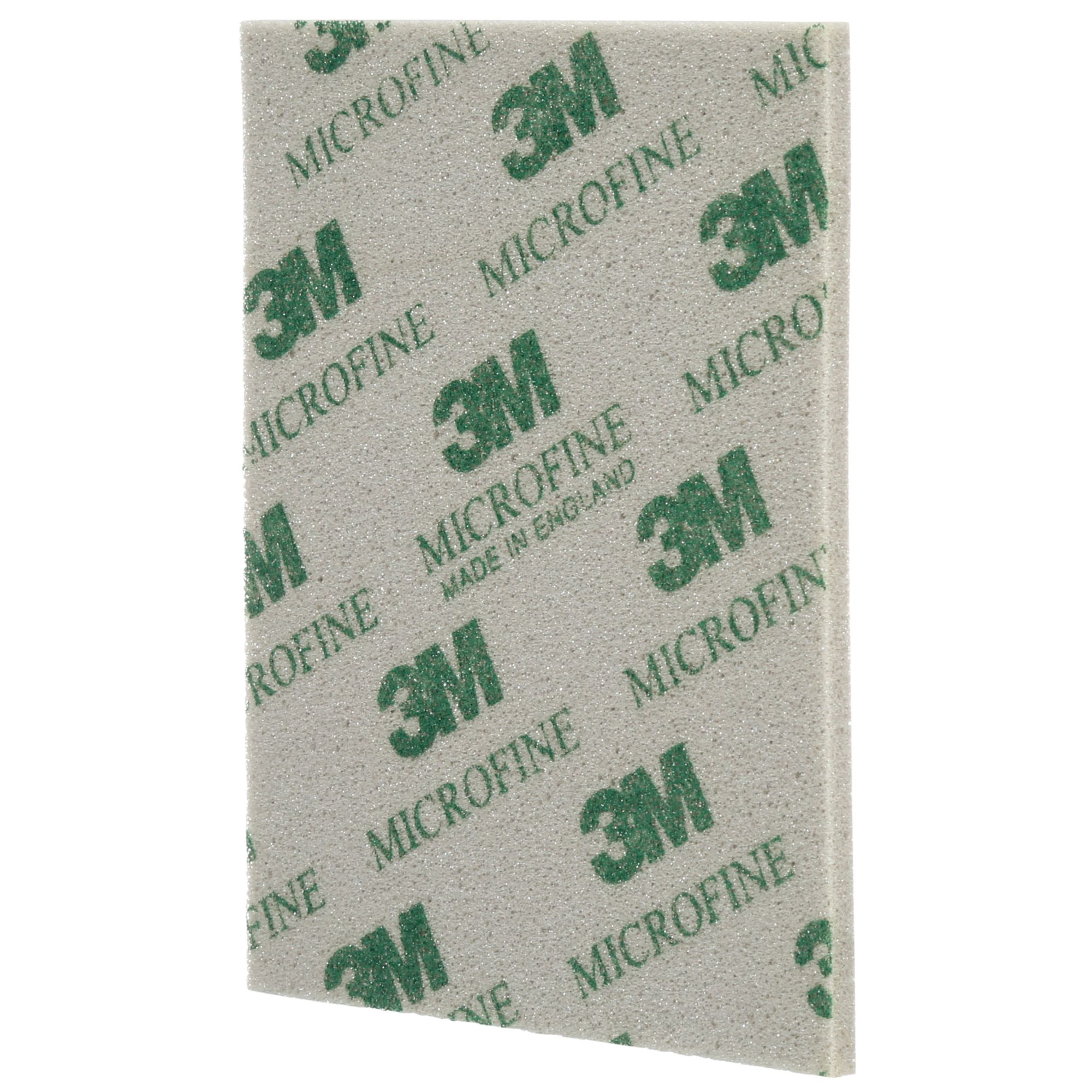 3M™ Esponja abrasiva soporte blando, 115 mm x 140 mm, microfina, 02600