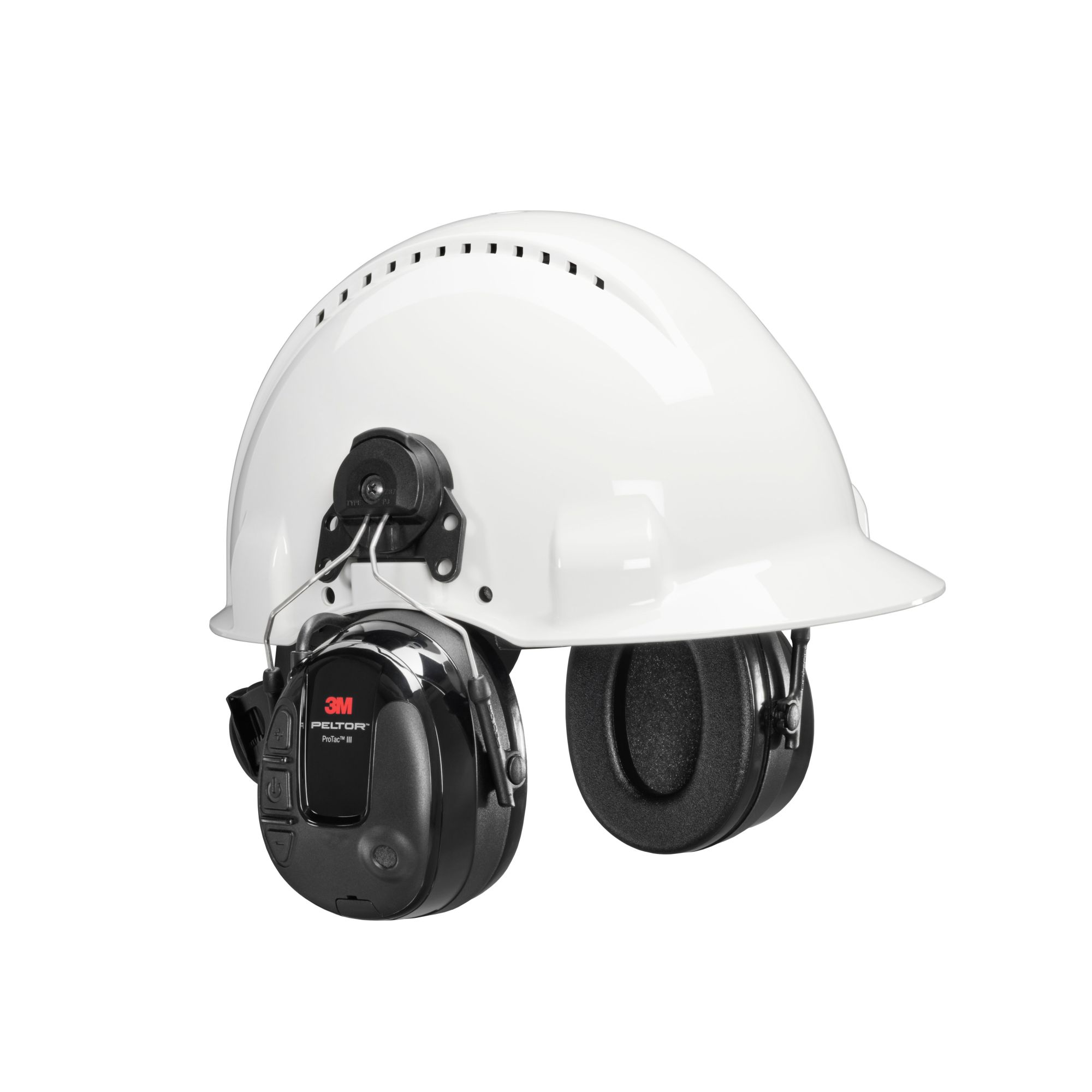 3M™ PELTOR™ ProTac™ III Orejeras, 31 dB, negras, acopladas al casco, MT13H221P3E