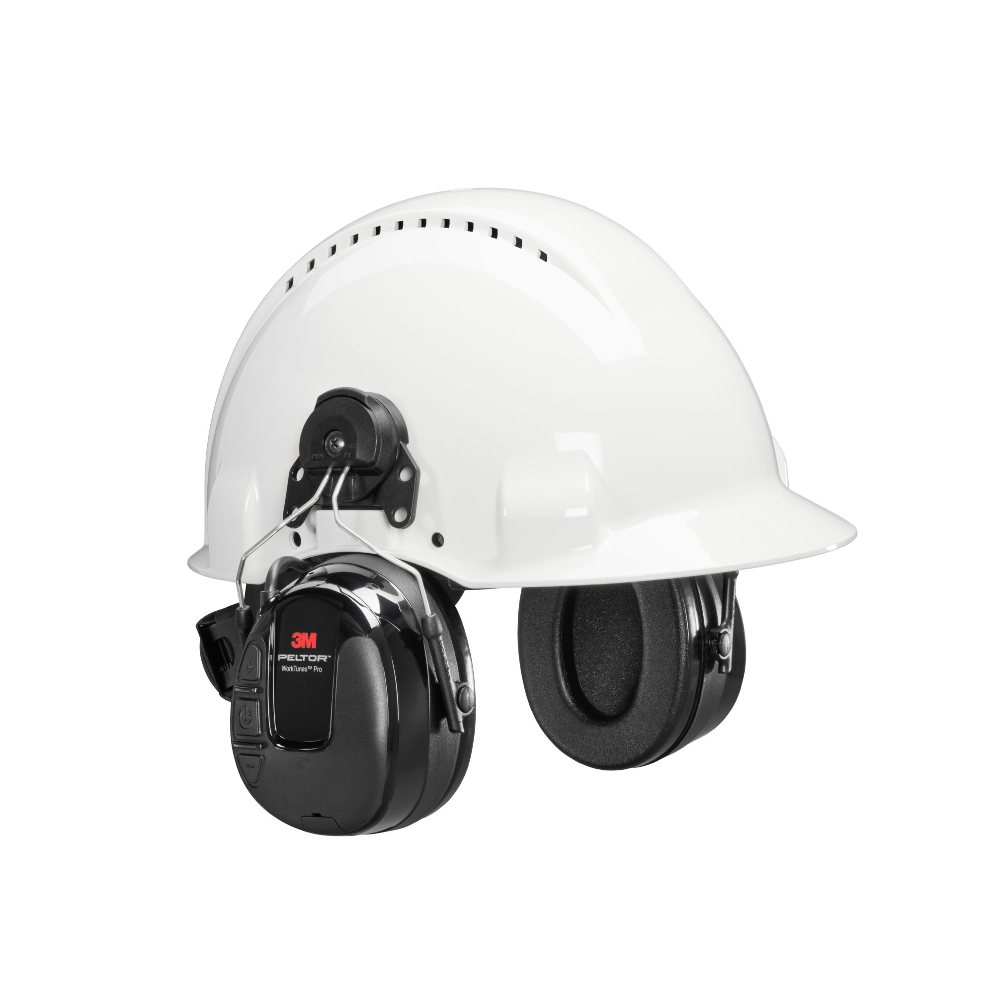 3M™ PELTOR™ WorkTunes™ Pro Orejeras con radio FM, 31 dB, acopladas al casco, HRXS220P3E