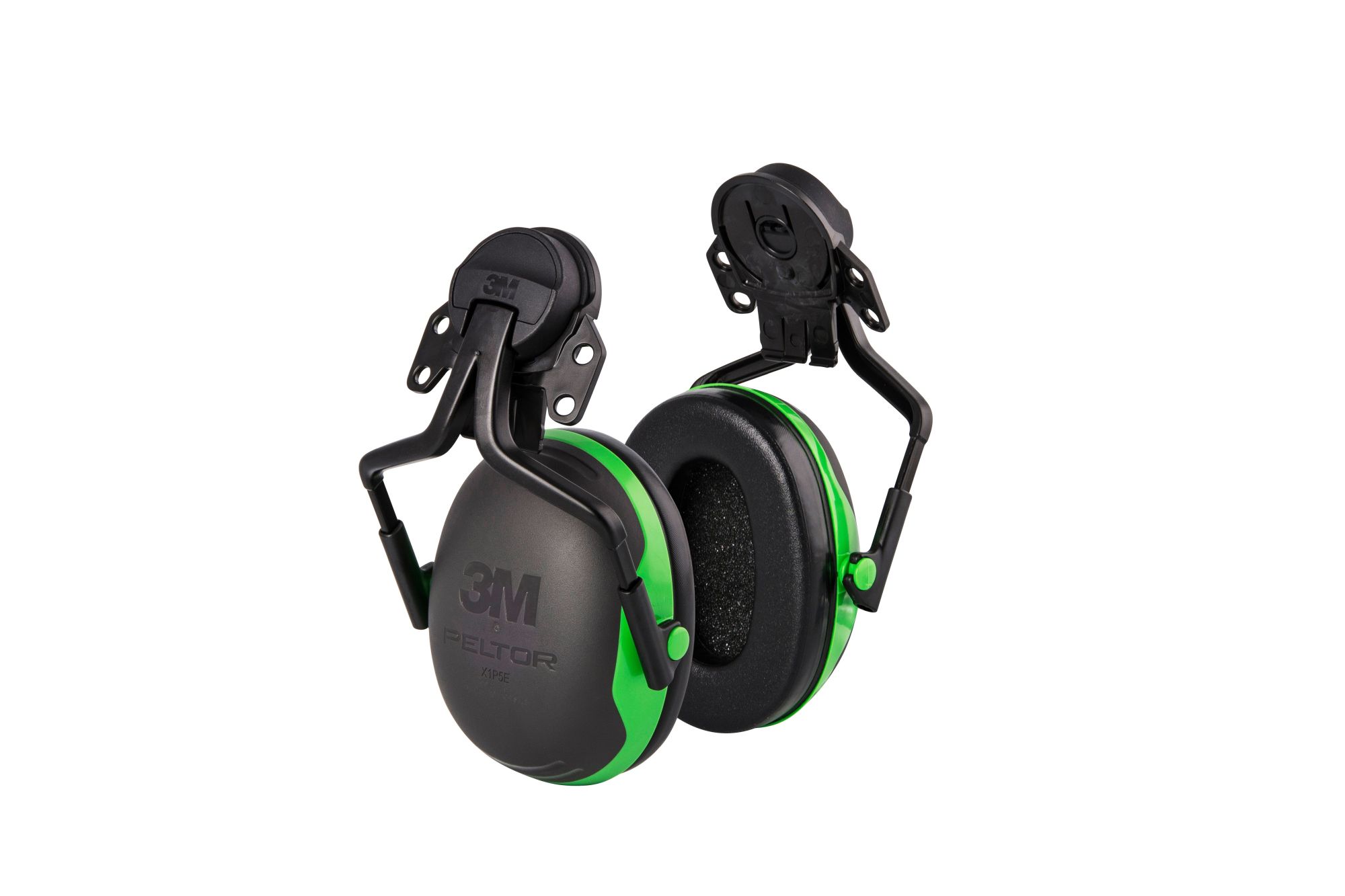 3M™ PELTOR™ X1P5E Orejeras para casco con anclaje P3E, 26 dB, verde (10 orejeras/caja)