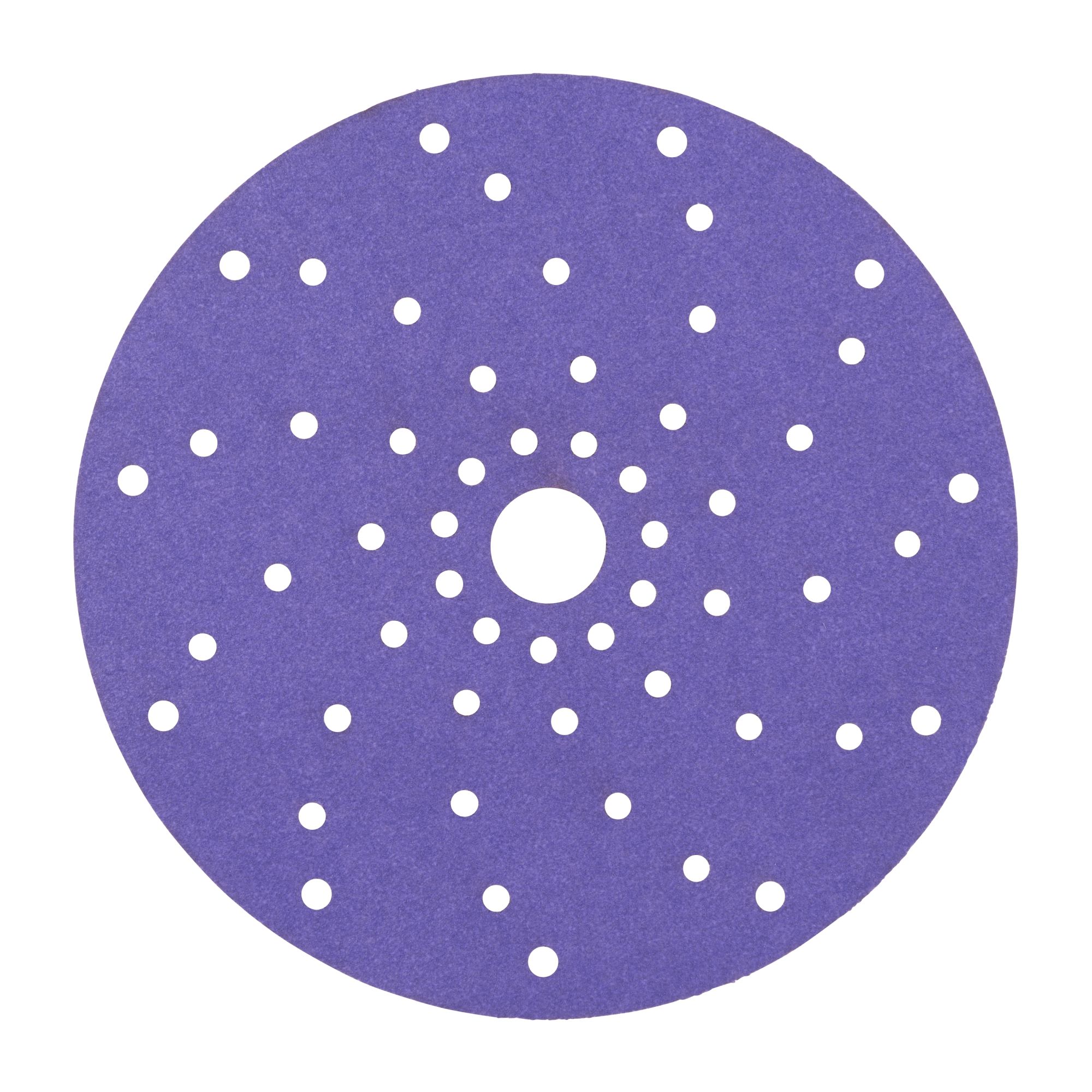 3M™ Cubitron™ II Hookit™ Disco abrasivo 737U, 150 mm, multiagujeros, 180+, 51422