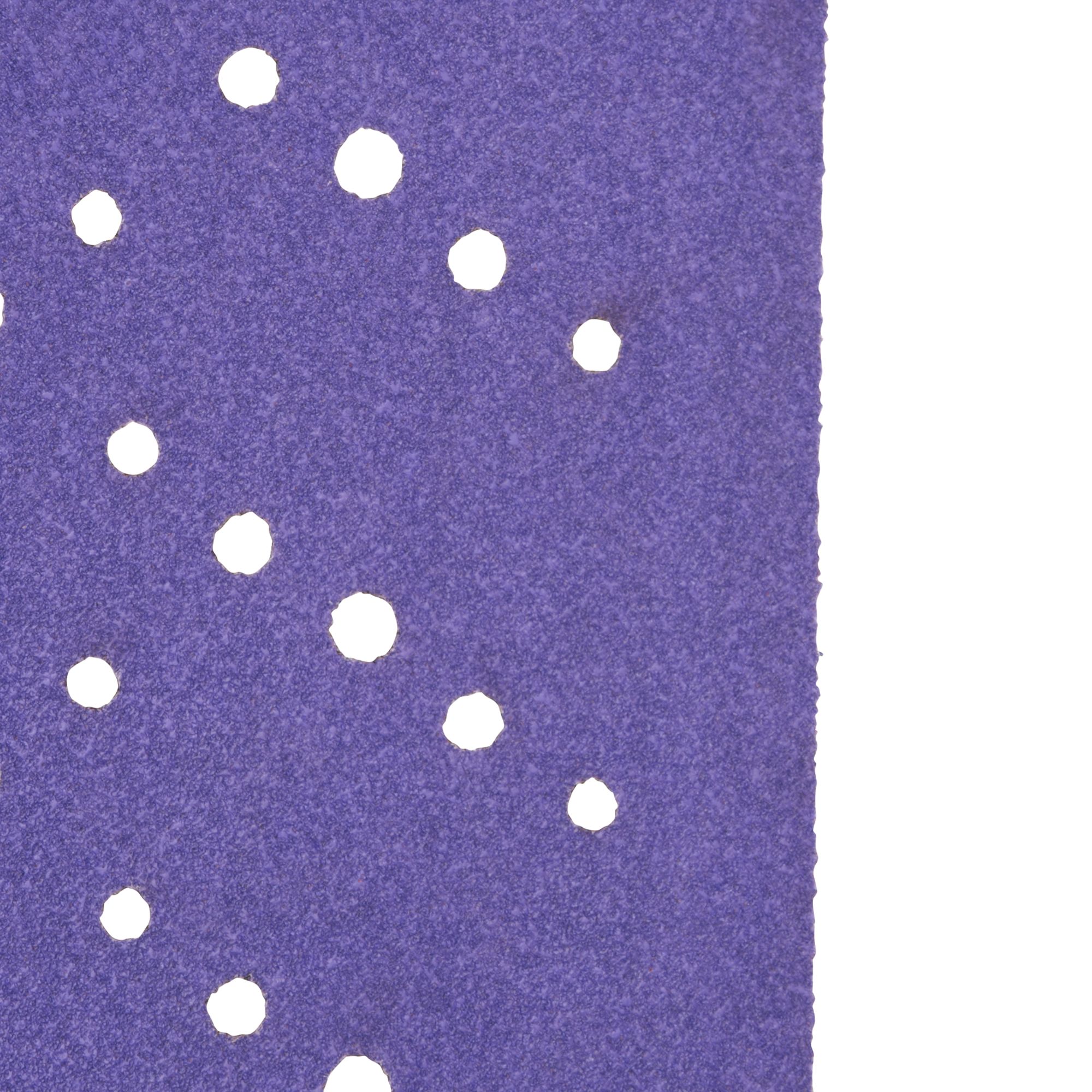 3M™ Cubitron™ II Hookit™ Tira abrasiva 737U, 70 mm x 127 mm, multiagujeros, 220+, 51390