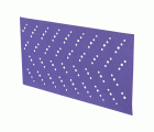 3M™ Cubitron™ II Hookit™ Tira abrasiva 737U, 115 mm x 225 mm, multiagujeros, 220+, 51403