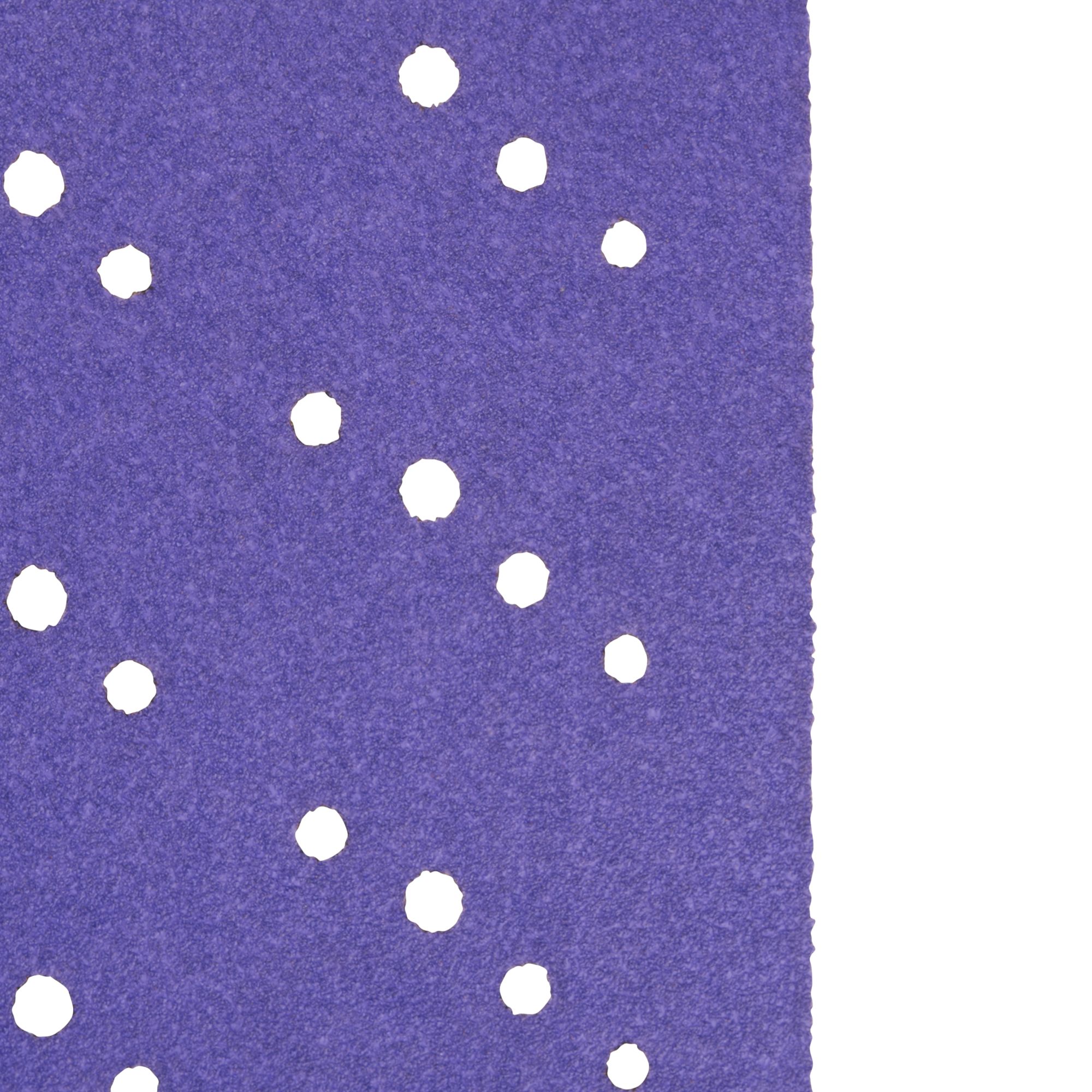 3M™ Cubitron™ II Hookit™ Tira abrasiva 737U, 115 mm x 225 mm, multiagujeros, 220+, 51403