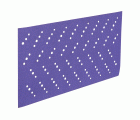 3M™ Cubitron™ II Hookit™ Tira abrasiva 737U, 115 mm x 225 mm, multiagujeros, 220+, 51403