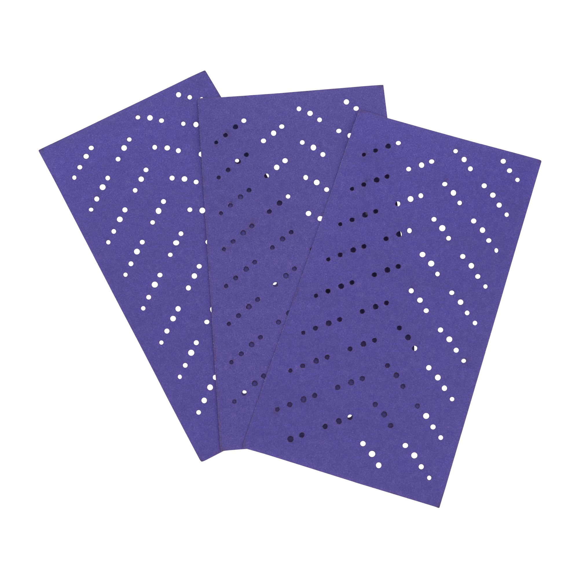 3M™ Cubitron™ II Hookit™ Tira abrasiva 737U, 115 mm x 225 mm, multiagujeros, 320+, 51406