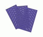 3M™ Cubitron™ II Hookit™ Tira abrasiva 737U, 115 mm x 225 mm, multiagujeros, 320+, 51406