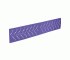 3M™ Cubitron™ II Hookit™ Tira abrasiva 737U, 70 mm x 396 mm, multiagujeros, 180+, 51414