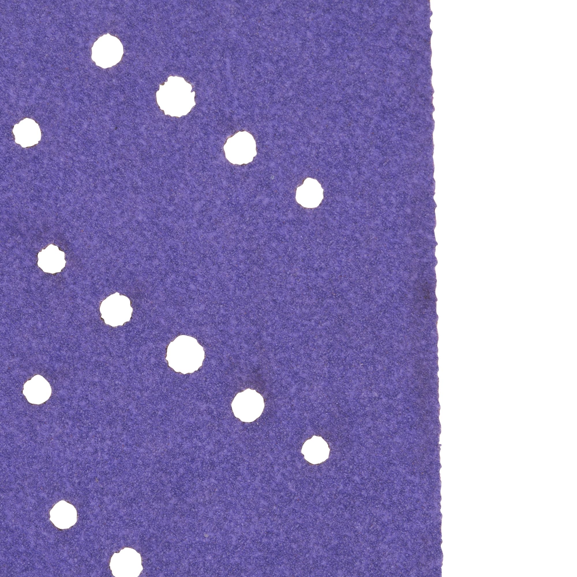 3M™ Cubitron™ II Hookit™ Tira abrasiva 737U, 70 mm x 396 mm, multiagujeros, 180+, 51414