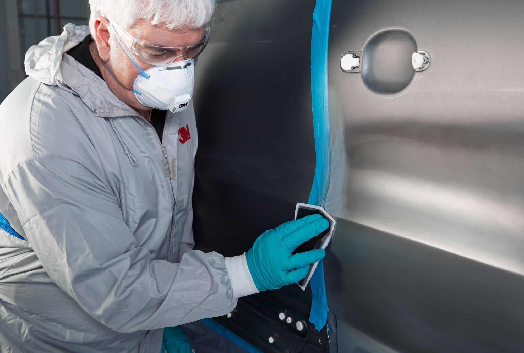 3M™ Hookit™ Hoja manual abrasiva flexible 270J, 140 mm x 171 mm, P1200, 34342