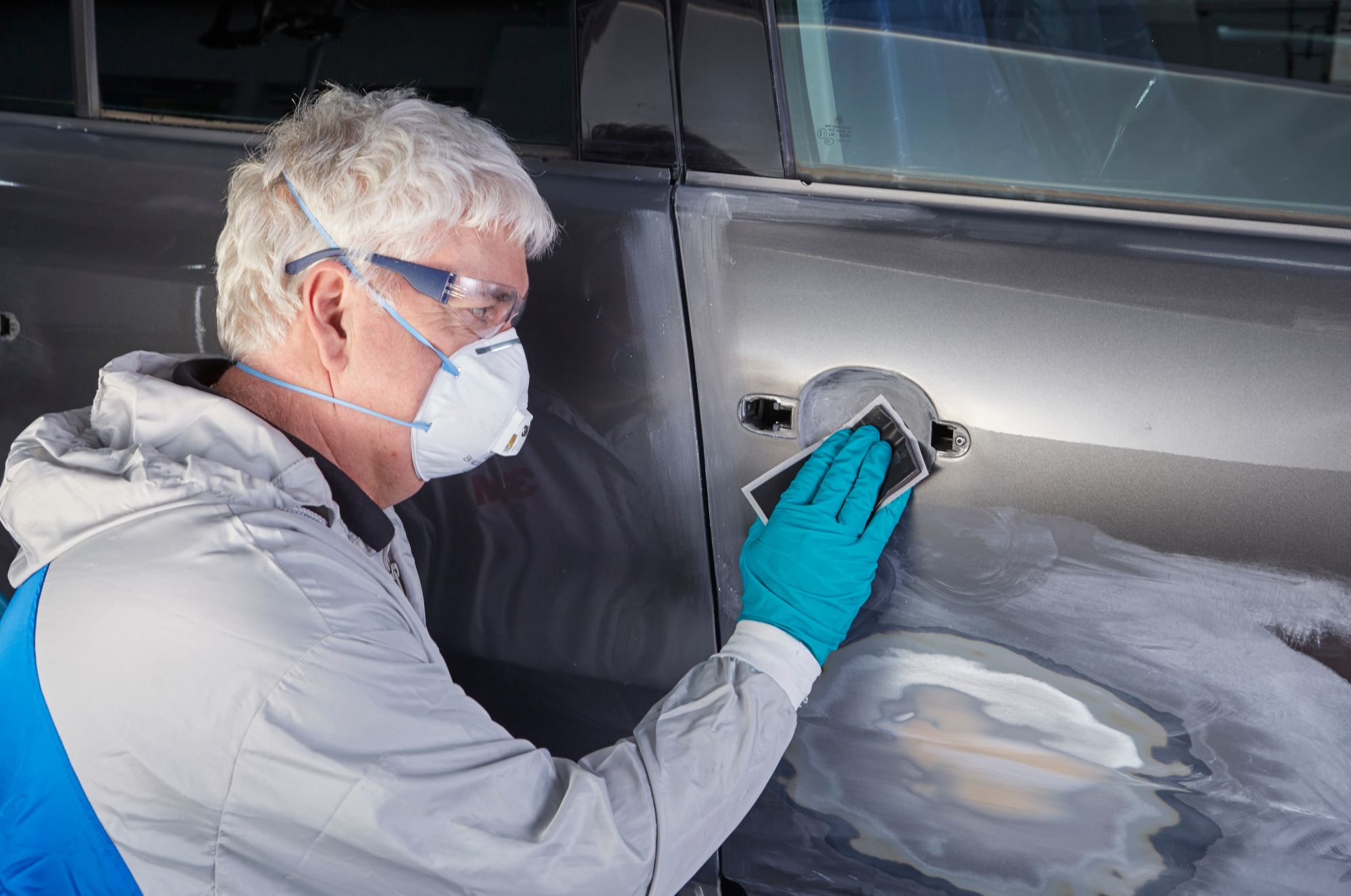 3M™ Hookit™ Hoja manual abrasiva flexible 270J, 140 mm x 171 mm, P1200, 34342