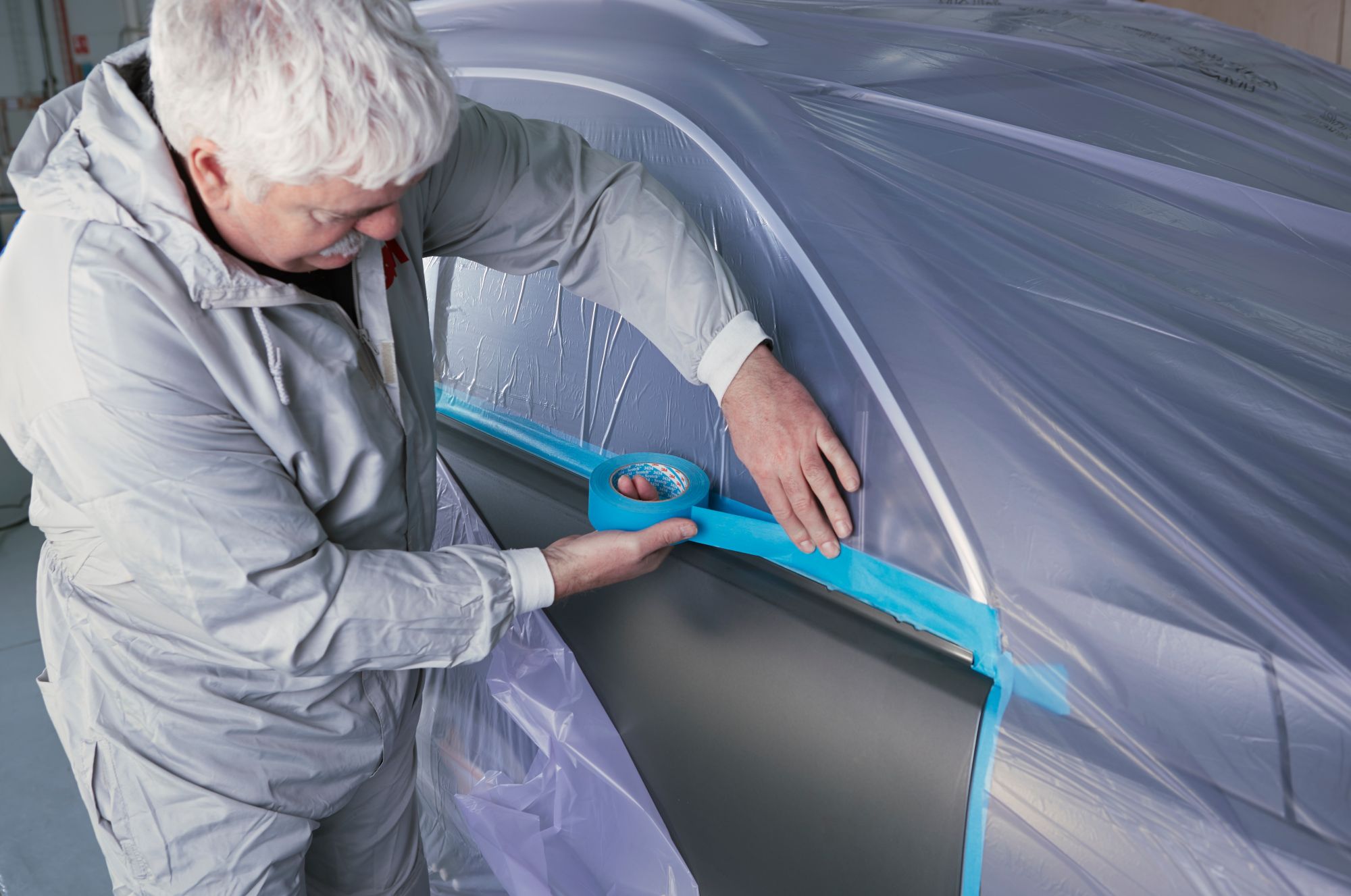 Scotch® Cinta de enmascarado de altas prestaciones 3434, azul, 18 mm x 50 m, 07895