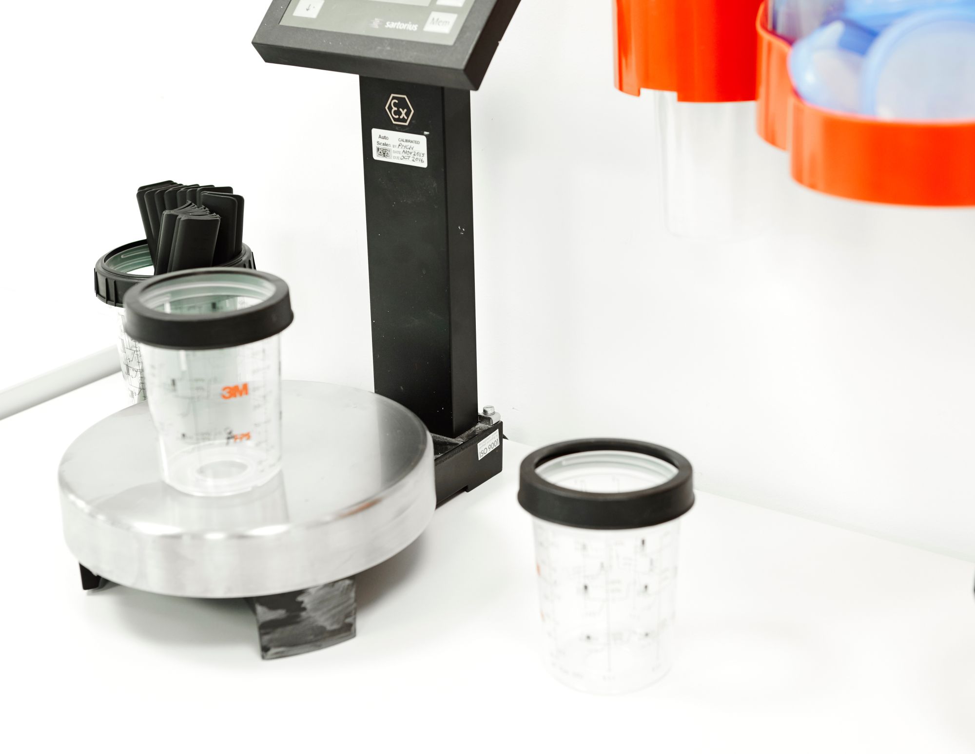 3M™ PPS™ Kit de tapas y vasos, midi con tapas adicionales, 400 ml, 200 µ, 16175