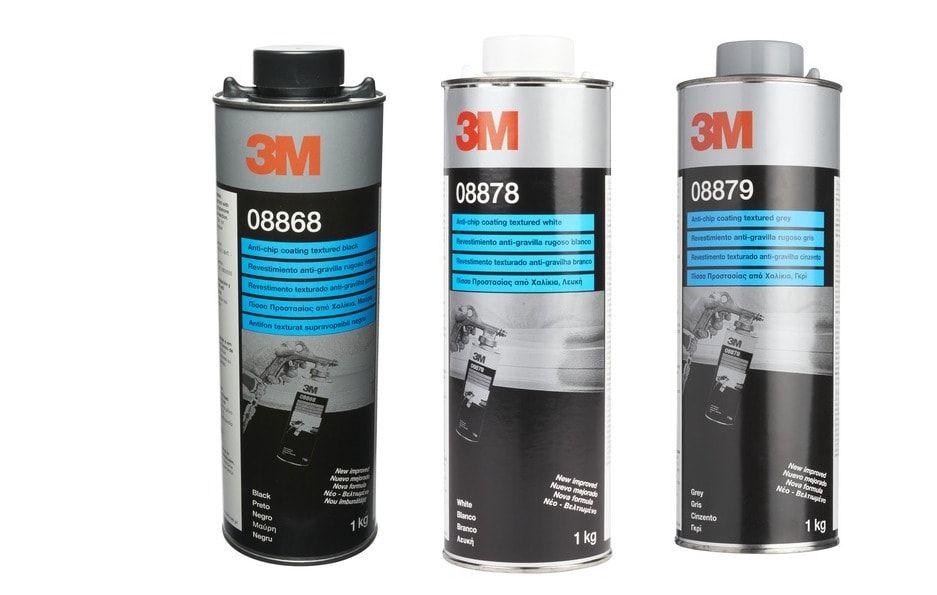 3M™ Revestimiento antigravilla, Negro, 1 kg, 08873