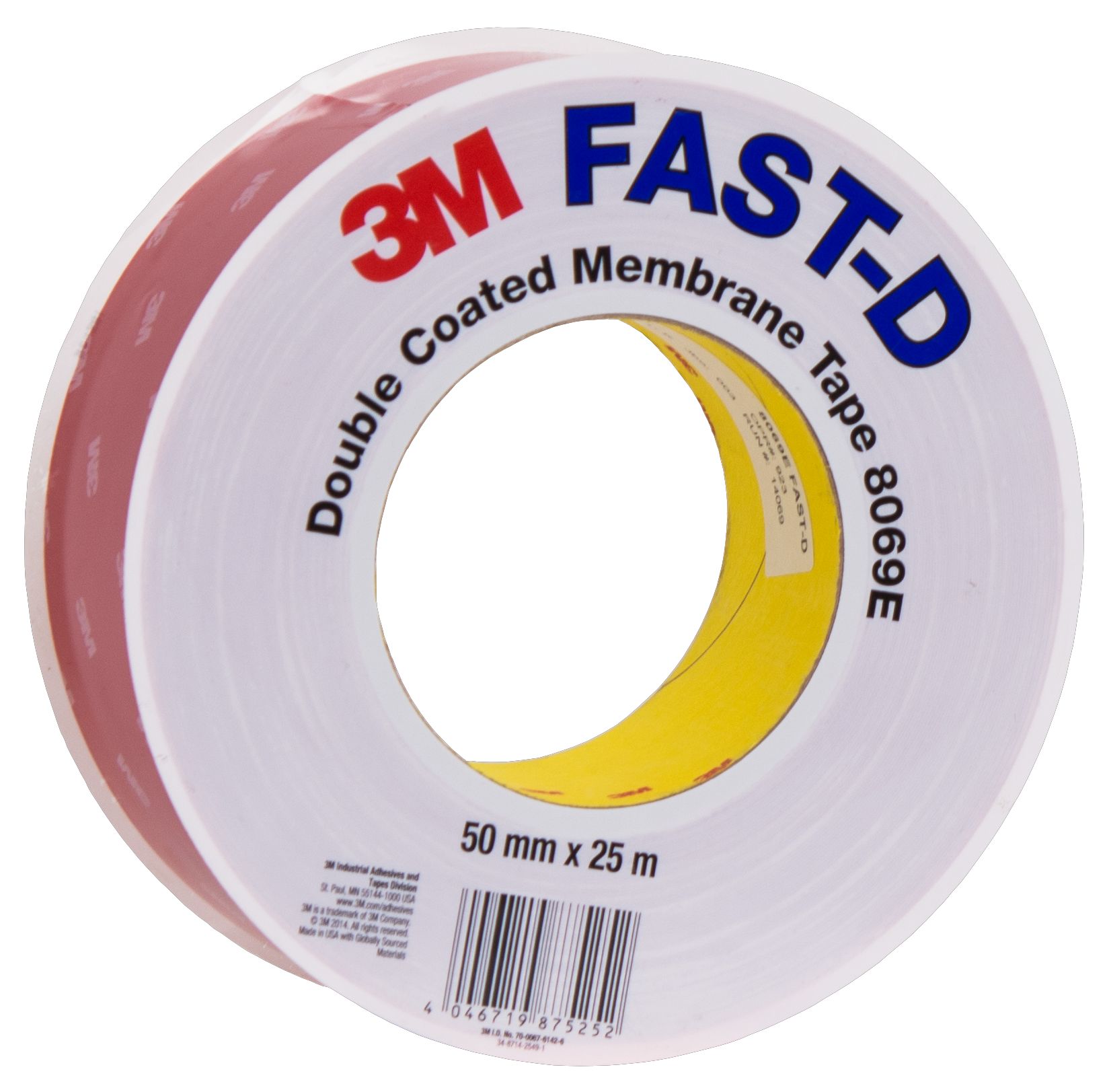 3M™ Cinta de sellado de aire flexible 8069E - FAST D, 50 mm x 25 m, 0.47 mm