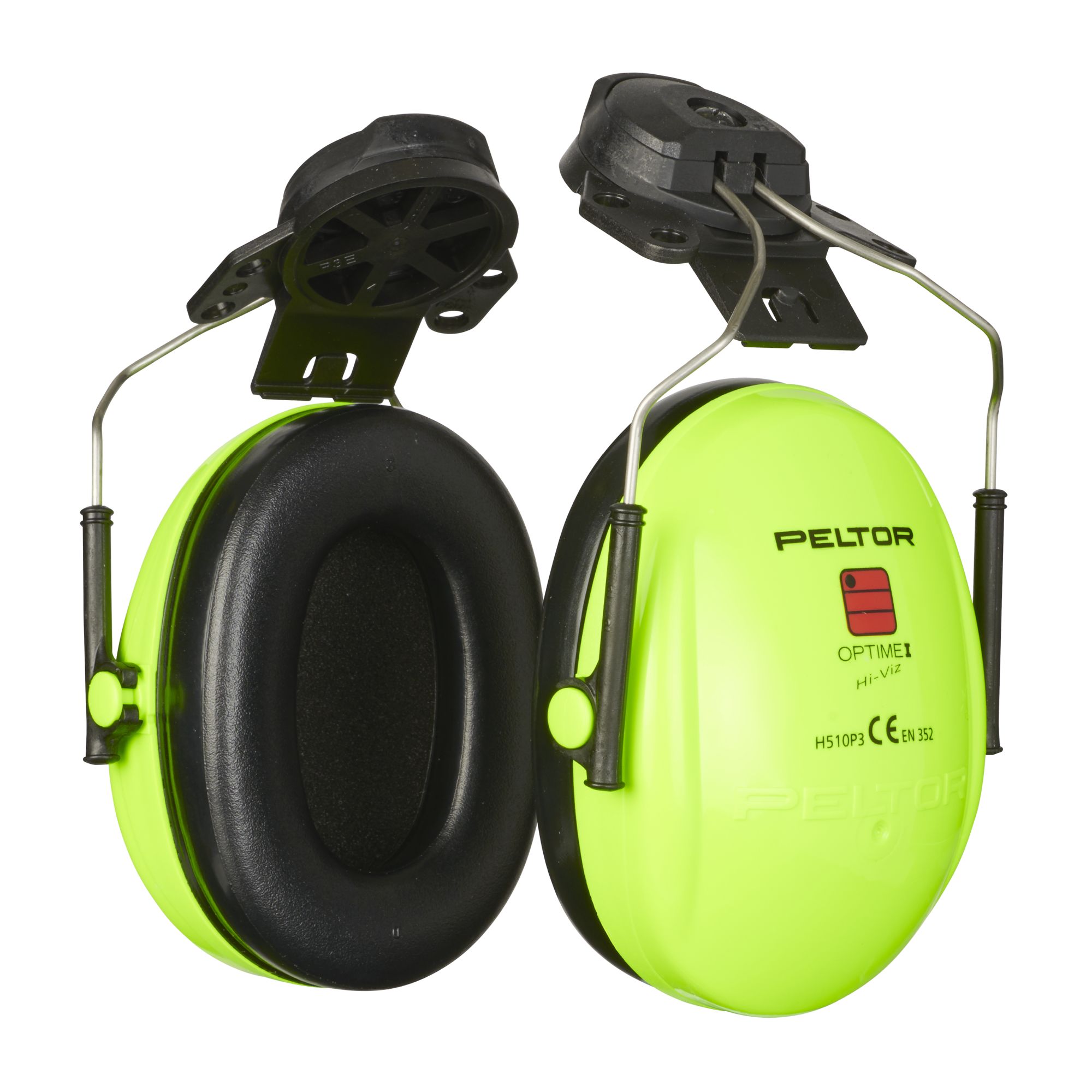 3M™ PELTOR™ Optime™ I Orejeras, 26 dB, alta visibilidad, versión montada en casco, H510P3E-469-GB