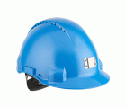 3M™ Casco, Uvicator, con arnés de ruleta, ventilado y banda antisudor de plástico, portalámparas, azul, G3000NUV-10-BB