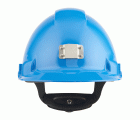 3M™ Casco, Uvicator, con arnés de ruleta, ventilado y banda antisudor de plástico, portalámparas, azul, G3000NUV-10-BB