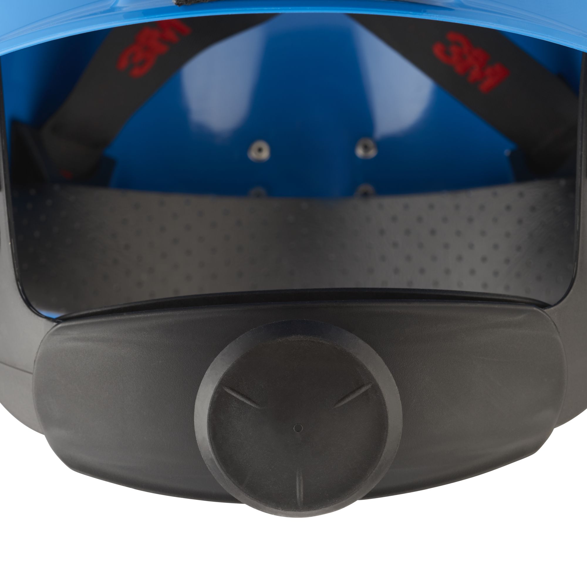 3M™ Casco, Uvicator, con arnés de ruleta, ventilado y banda antisudor de plástico, portalámparas, azul, G3000NUV-10-BB