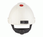 3M™ Casco, Uvicator, con arnés de ruleta, ventilado y banda antisudor de plástico, portalámparas, blanco, G3000NUV-10-VI
