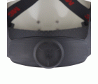 3M™ Casco, Uvicator, con arnés de ruleta, ventilado y banda antisudor de plástico, portalámparas, blanco, G3000NUV-10-VI