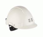3M™ Casco, Uvicator, con arnés de ruleta, ventilado y banda antisudor de plástico, portalámparas, blanco, G3000NUV-10-VI