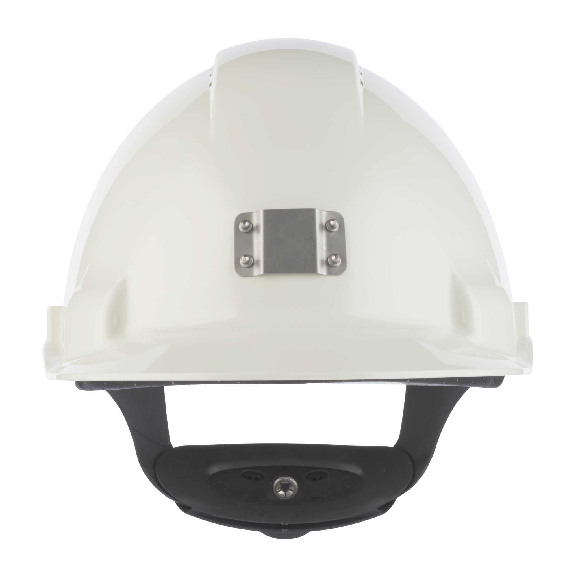3M™ Casco, Uvicator, con arnés de ruleta, ventilado y banda antisudor de plástico, portalámparas, blanco, G3000NUV-10-VI